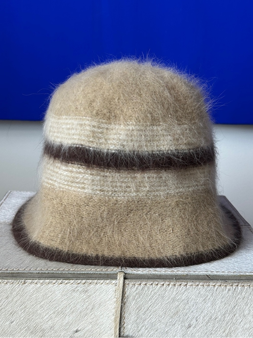 Vintage Runway Kai Kühne Mohair Bucket Hat